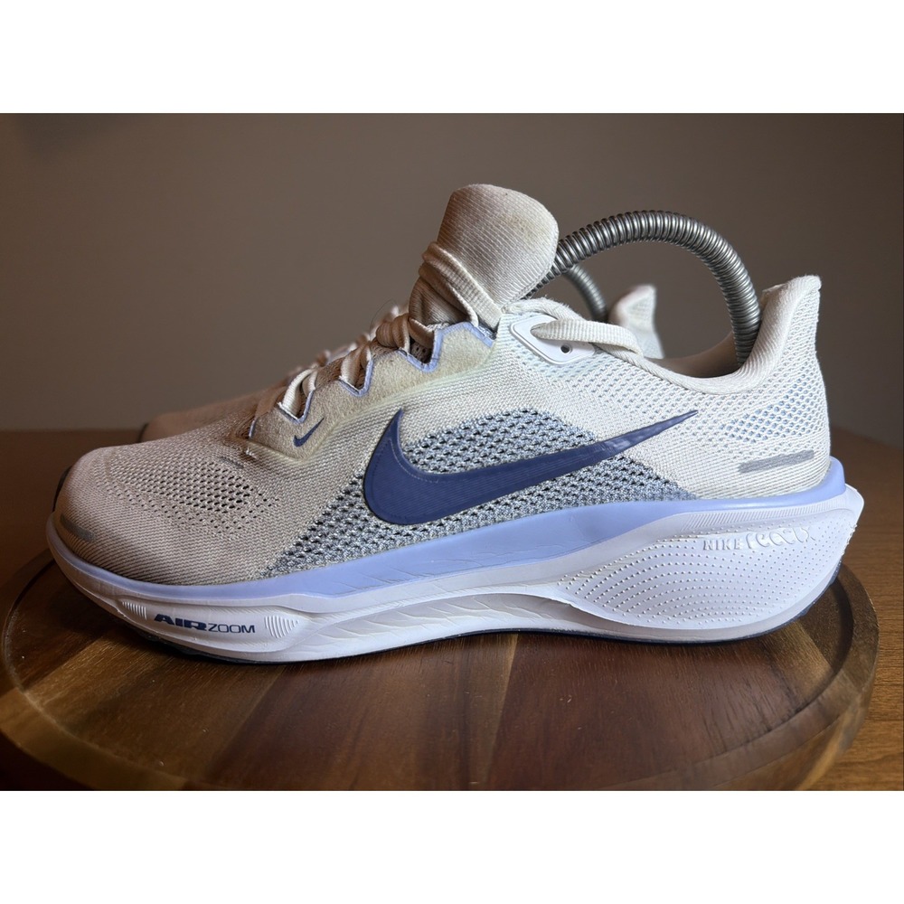 Size 9 Womens Nike Air Zoom Pegasus 41 Running Shoes Gray Blue White Aluminum